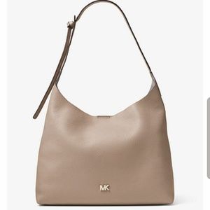 Michael Kors Junie Leather Medium Shoulder Bag
